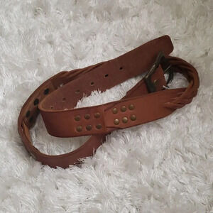 Antik Denim leather belt size M-L